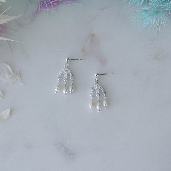 Santorini Earrings - Silver