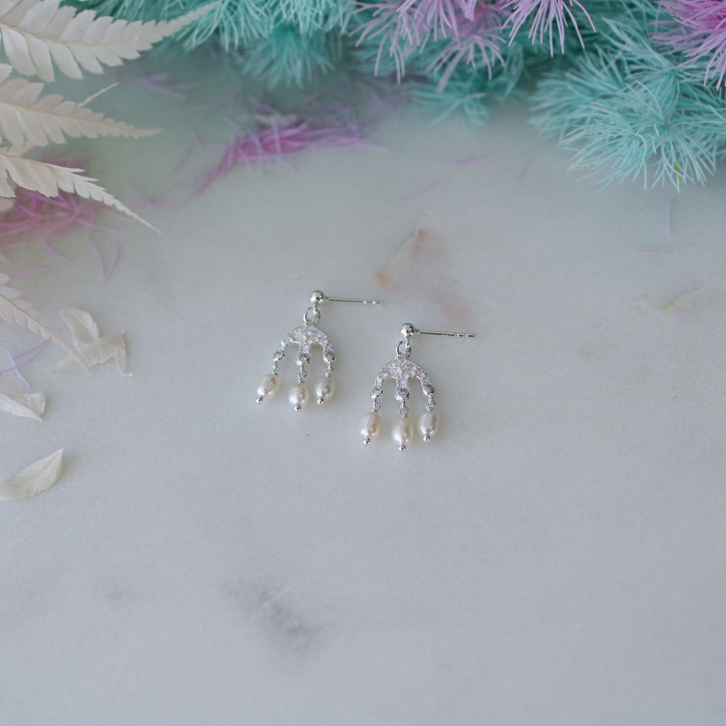 Santorini Earrings - Silver