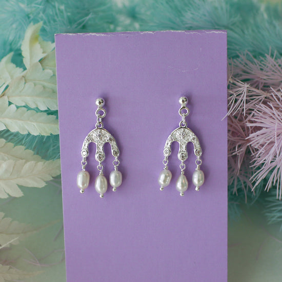 Santorini Earrings - Silver